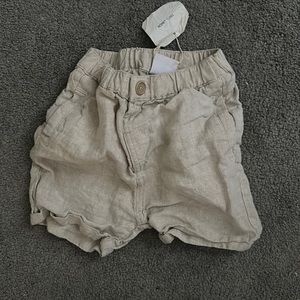 BNWT Zara boys linen shorts